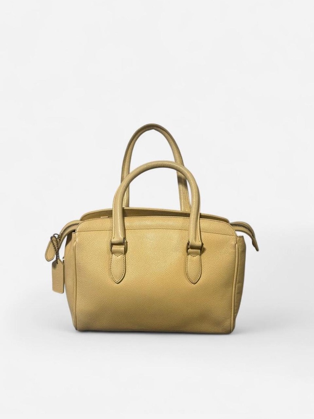 Coach Butter Yellow Boston Bag